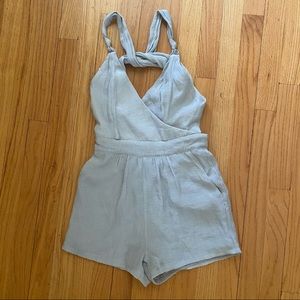 Gray Romper